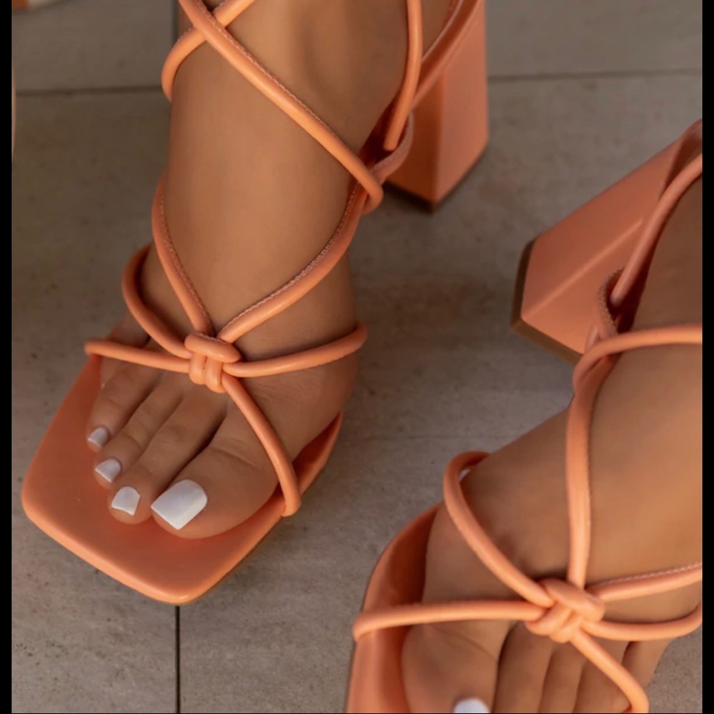 Brand new block heels